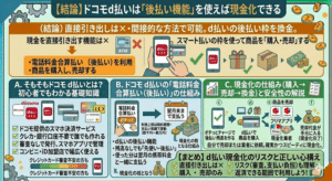ドコモd払いで現金化はできる？後払いの条件・やり方・安全性を徹底解説