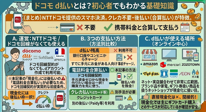 そもそもドコモd払いとは？初心者でもわかる基礎知識