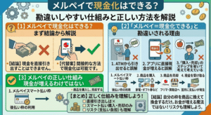 メルペイで現金化はできる？勘違いしやすい仕組みと正しい方法を解説