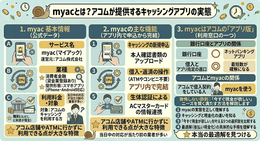 myacとは？アコムが提供するキャッシングアプリの実態