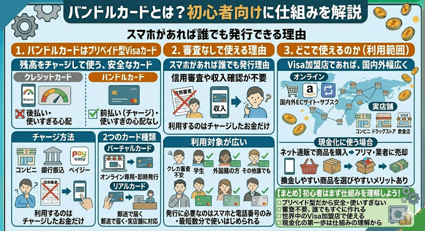 バンドルカードとは？初心者向けに仕組みを解説