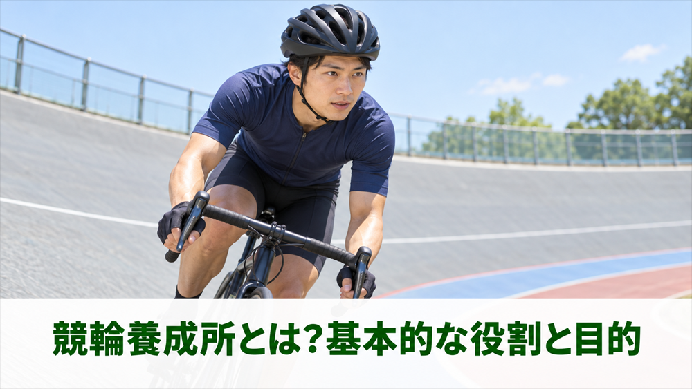 競輪養成所とは？基本的な役割と目的