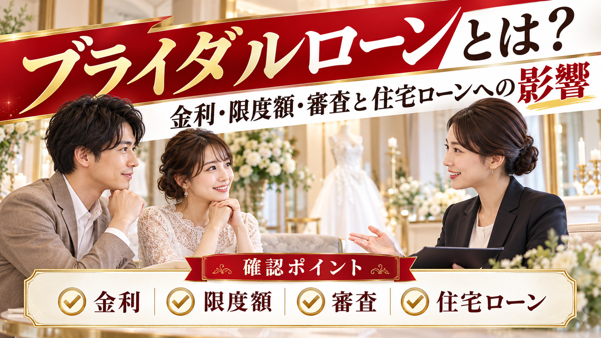 ブライダルローンとは？金利・限度額・審査と住宅ローンへの影響を解説