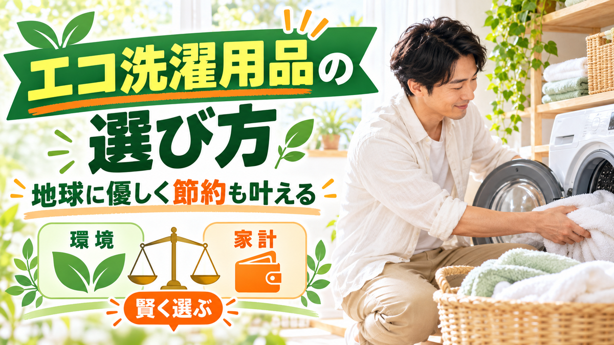 エコ洗濯用品のおすすめアイテム紹介肌への優しさと確かな洗浄力を両立する未来の洗濯術を