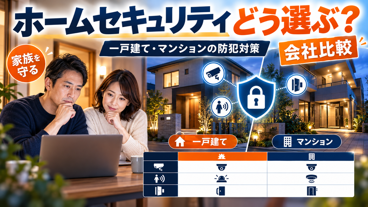ホームセキュリティ導入費用や相場を解説し空き巣から家族の命と財産を守る術