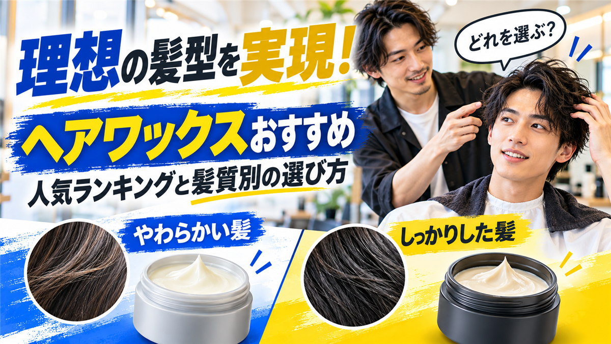 ヘアワックスの正しい付け方と種類別比較で毎日のスタイリングを劇的に変える
