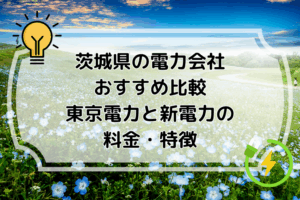 茨城県の電力会社おすすめ比較｜東京電力と新電力の料金・特徴