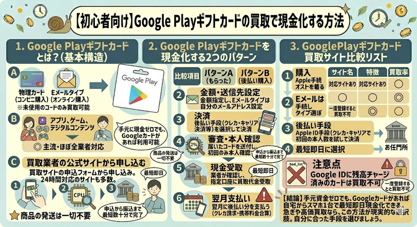 Google Playギフトカードの買取とは？仕組みを初心者向けに解説