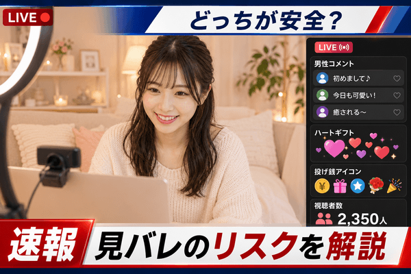 チャットレディ ライバー 見バレ