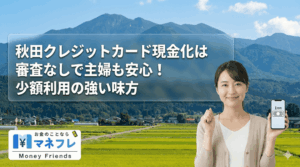 秋田クレジットカード現金化は審査なしで主婦も安心！少額利用の強い味方